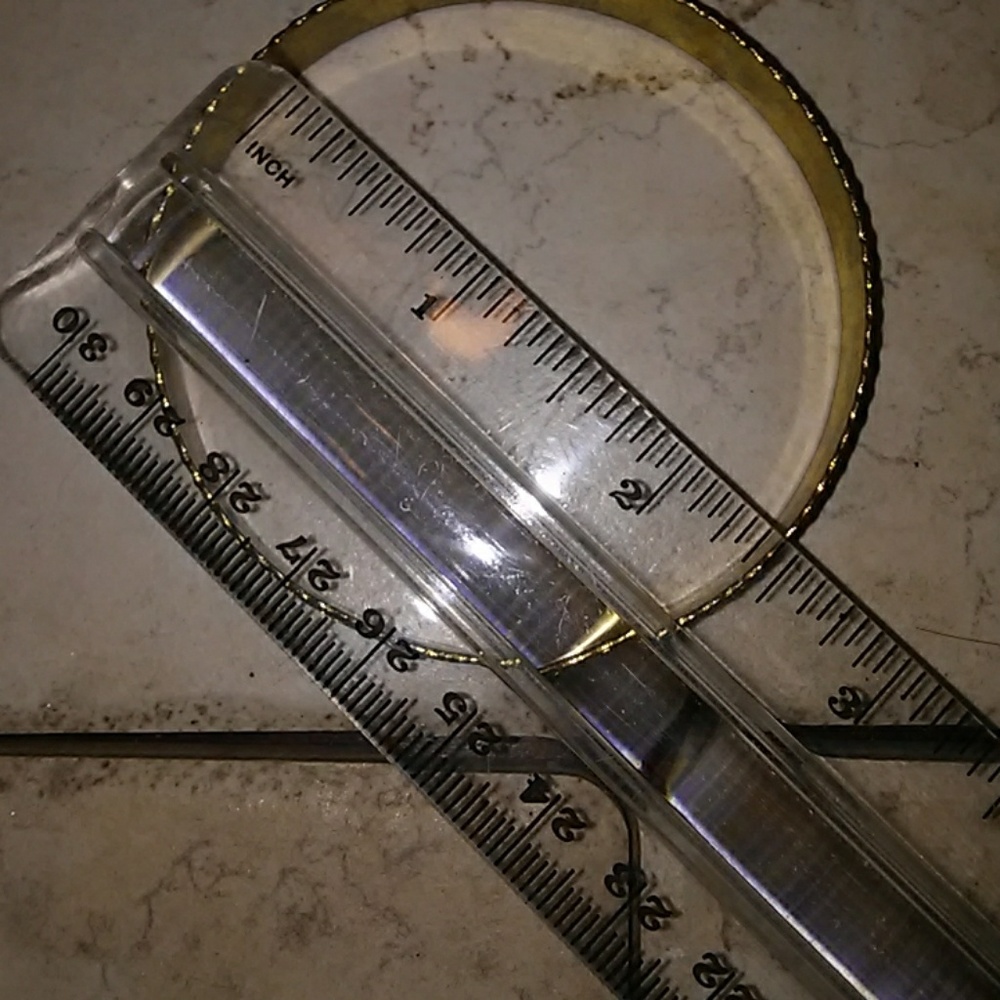 Five Brass Plated Bangle Bracelets - image 5